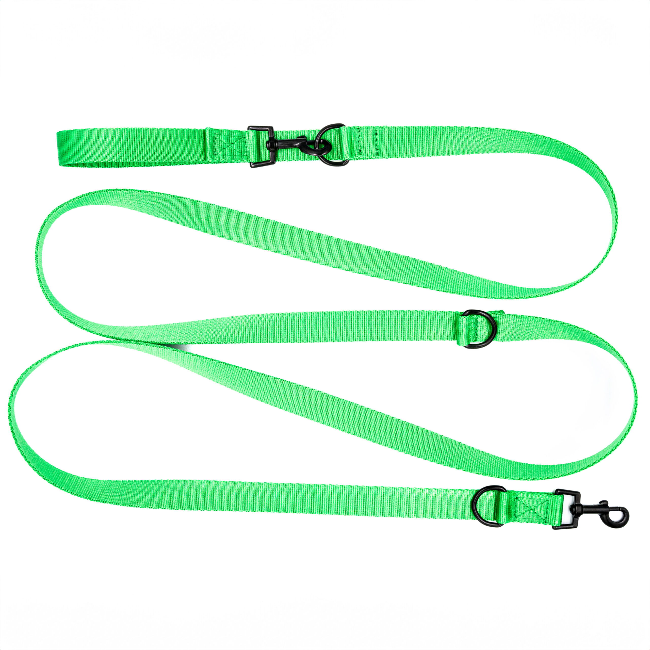 Smycz przepinana mono zielona