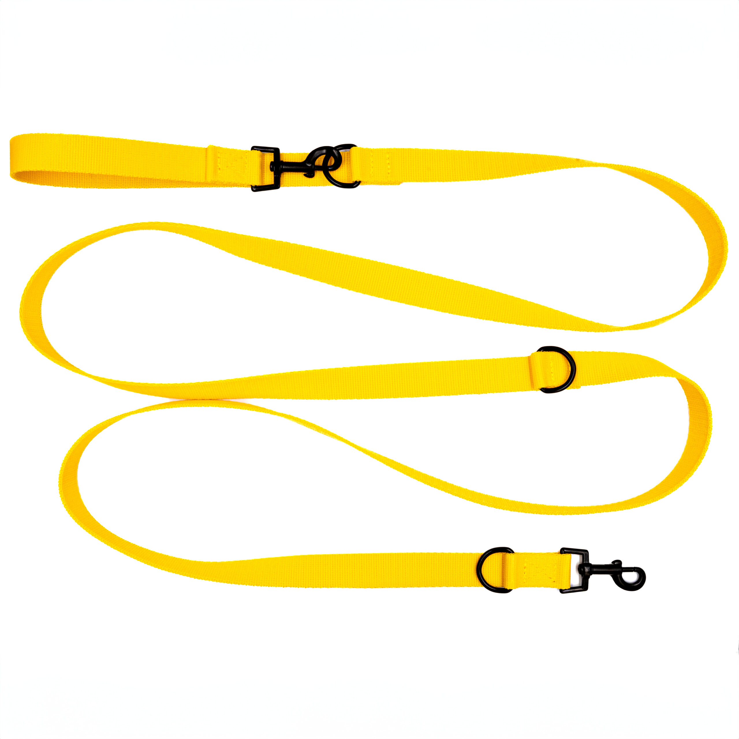 Smycz przepinana mono żółta