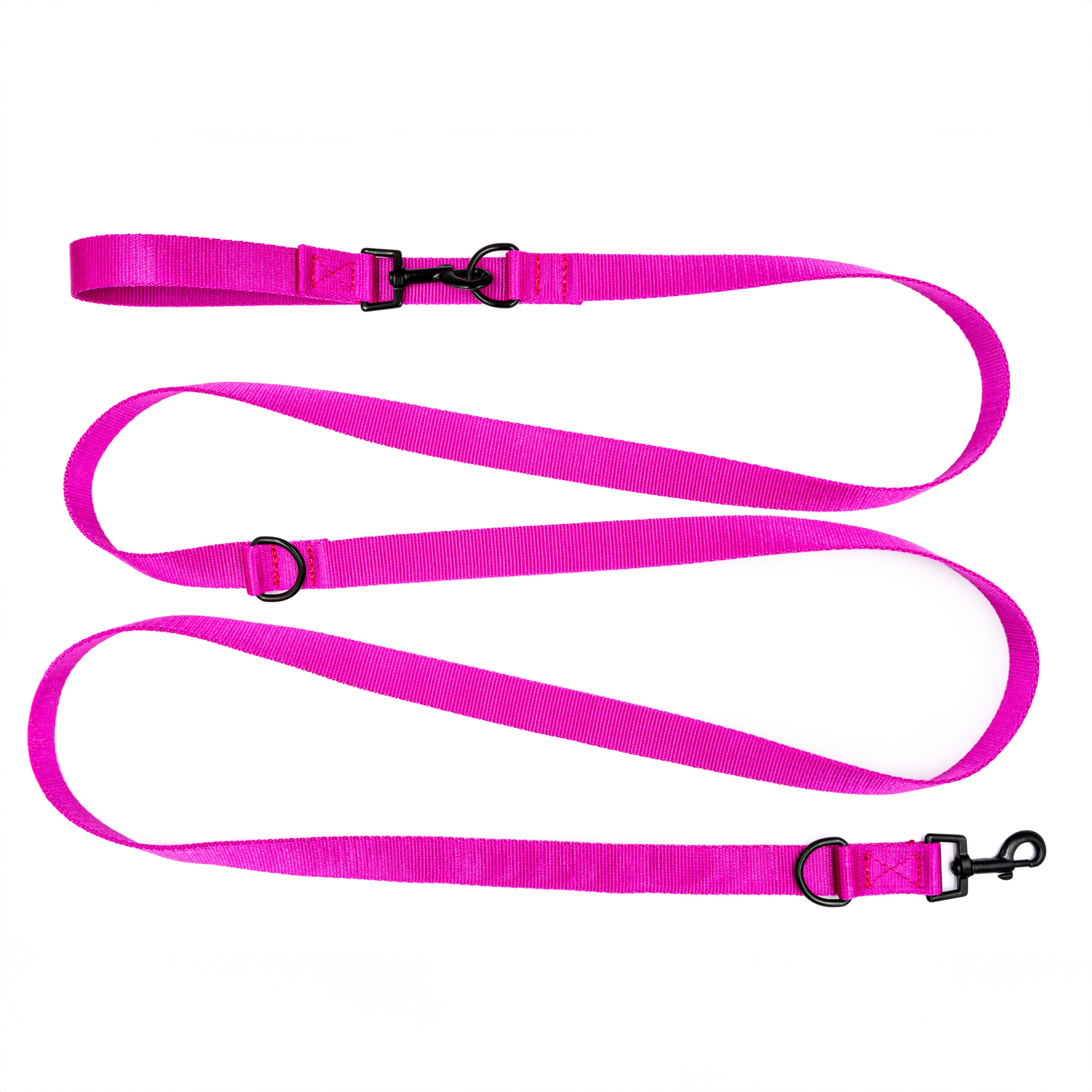 Smycz przepinana mono fuksja